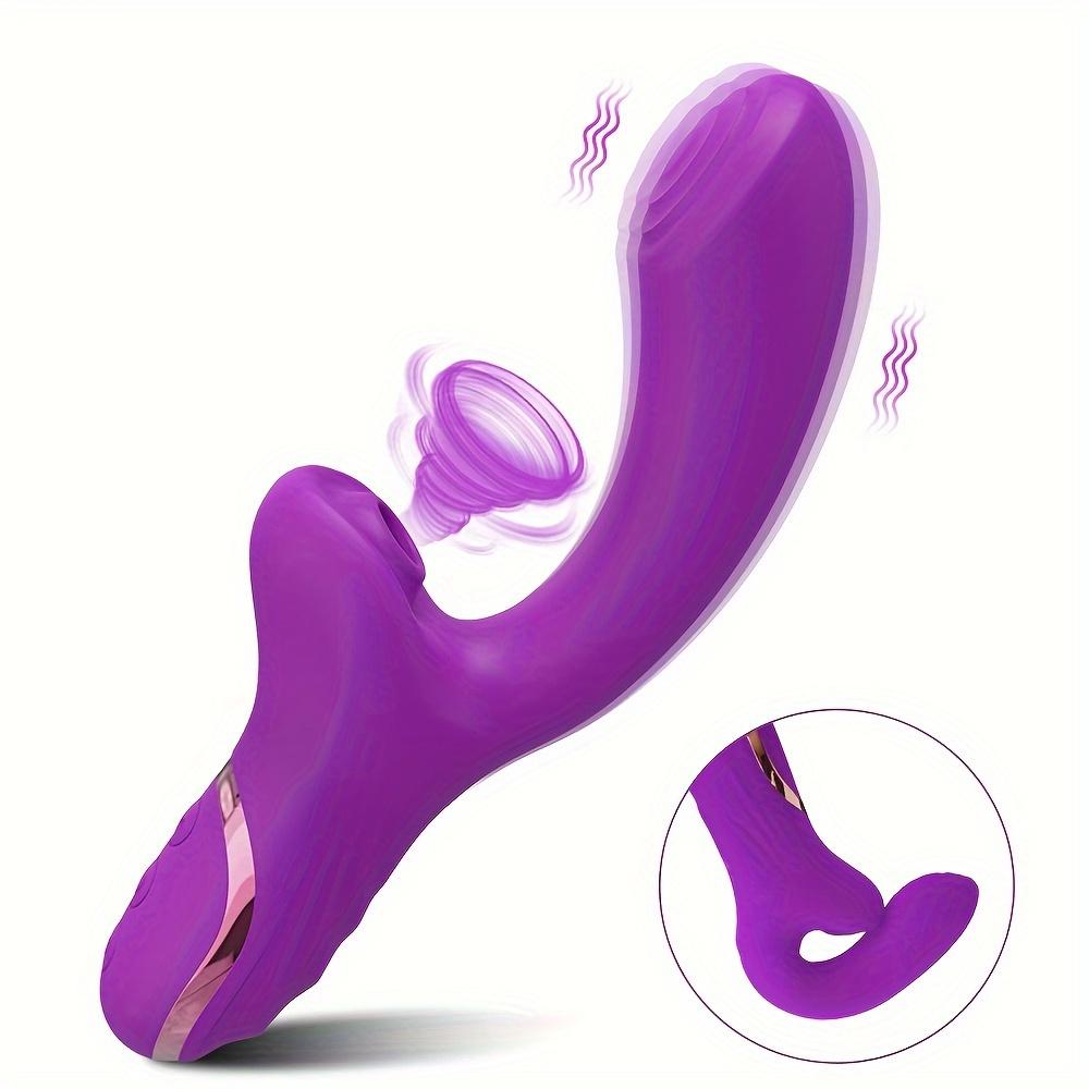 10 Vibration Licking Sucking Vibrator Dildo G-Spot Clitoris Stimulator Sex Toys 18