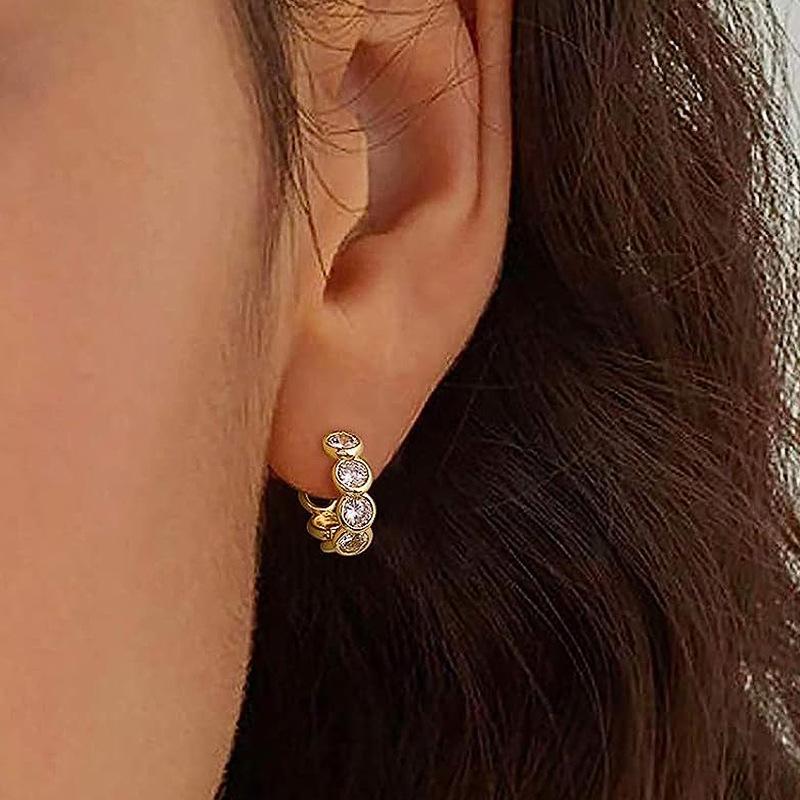 Women'S Fashion Ear Buckles, Autumn Geometric Design Earrings, Wind Earrings