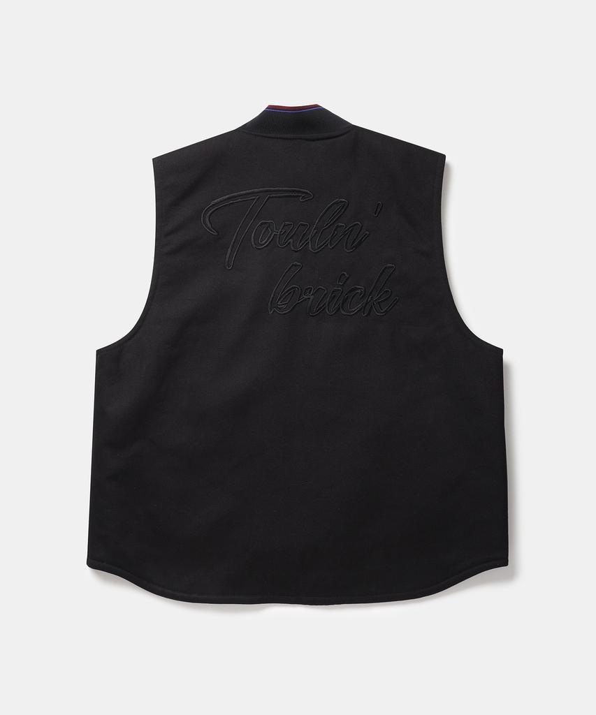 Touln Brick Tb-No.2 Padded Black Vest (E5W10G2102)