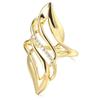 Huitan Hottest Geometric Shaped Finger Ring for Women Luxury Wedding Band Accessory Hollow Out Modern Fashion Design New Jewelry