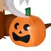 Halloween Decoration, 2.40m Tall Ghost Tree, Self-inflating, LED Lighting, for Outdoor Use