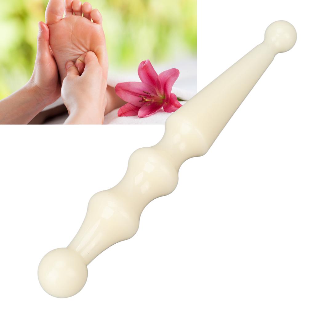 Doppelköpfiger Akupunkturstift Tragbar Ergonomisch Muskelkater Schmerzlinderung Fußmassagestab