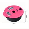 3Pcs Coffee Capsule Filter Coffee Machines Capsules Cup Coffeeware Accessories Plastic Practical Filter Gadgets