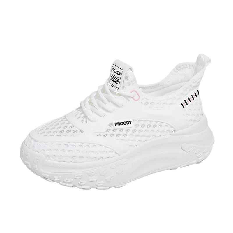 Women Platform Sneakers breathable upper chunky lightweight sole For Walking Street Travel Daily Casual Fashion Wear Lightweight 35