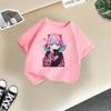 Children T-shirt Kids 100% Cotton Clothes Tops 2-13Y Loose-fit Casual Crew Neck Short-sleeve T-shirt