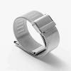 Metallgeflecht Magnetischer Schleifen-Uhrenarmband Kompatibel mit Apple Watch 14mm Flacher Anschluss Edelstahl Verstellbares Armband mit Schließe