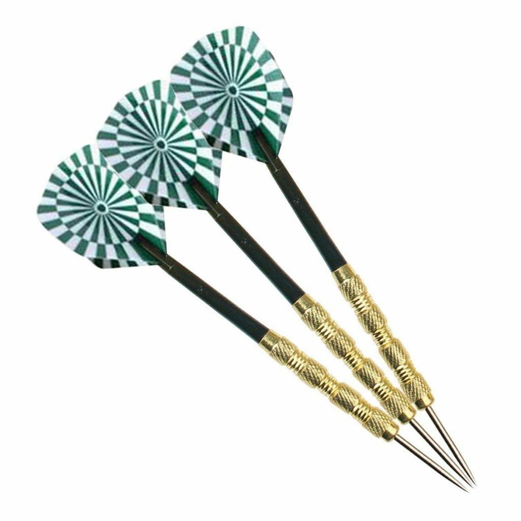 18pcs 6 Sets 15.2cm Steel Tip Darts Needle Slim Barrel with Nice Flights Tool