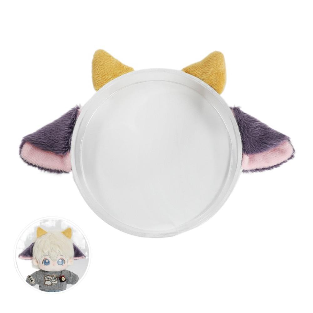 

Cute Sheep Ear Headband Unique Doll s Accessories 2025 Doll Headwear for 20CM Cotton Doll фиолетовый