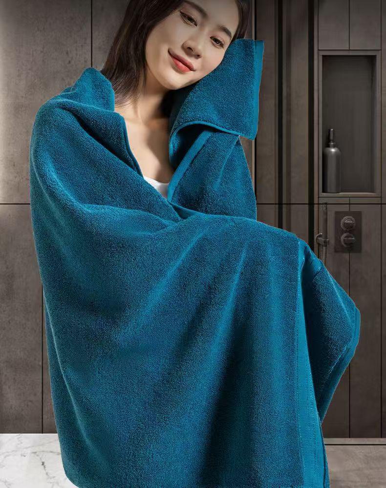 Luxurious Five-Star Hotel Bath Towel: Thick, Absorbent, Enlarged, Pure Cotton for Men & Women (Winter Edition)