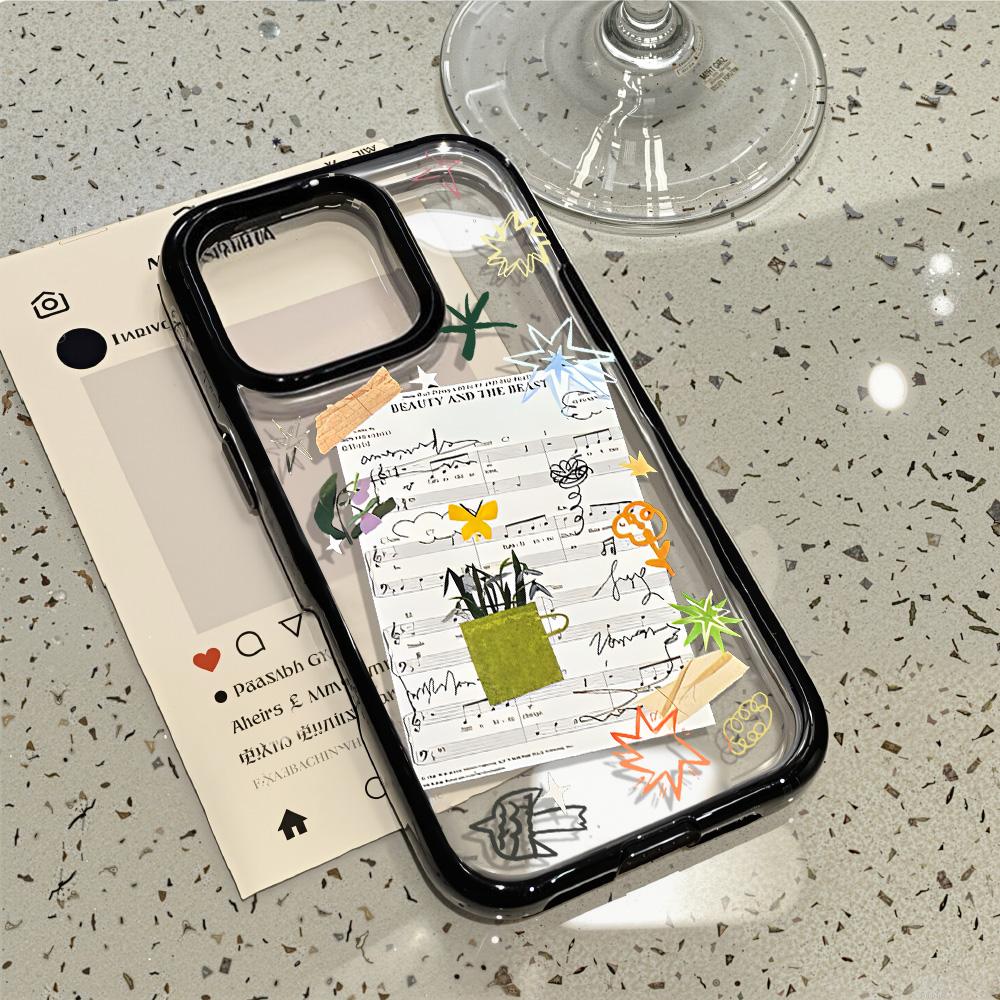 Acrylic Phone Case for iPhone 11 12 13 14 Pro 12 14 16 Pro Max for Samsung A16 A36 A56 S24 FE High-quality Painted Anti-fall Mobile Phone Case