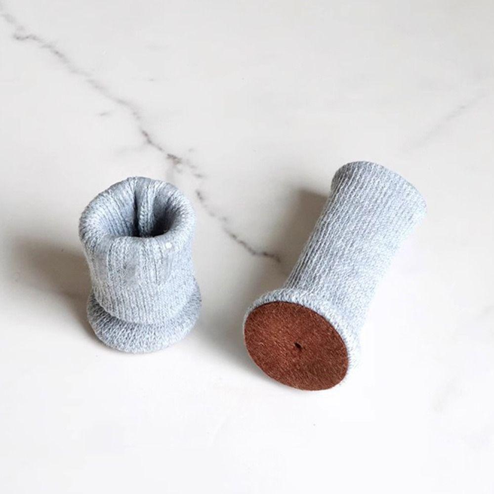 4pcs High Elastic Chair Leg Cover Scratch Prevention Chair Floor Protectors  Furniture Protection