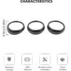 RT-TCZ Center Console Air Conditioner Outlet Vent Trim Cover Ring Interior Accessories for Ford Mustang 2015-2022,3PCS (Carbon Fiber Grain)