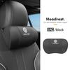 Valve Stems Caps For Volkswagen VW Car Back Pillow Napa Leather Memory Cotton Headrest Lumbar Support Scirocco Passat Polo B5 B6 QQ2