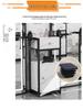 Salon Tool Cabinet with Universal Wheels: Perfect for Haircuts, Dyeing, and Perming