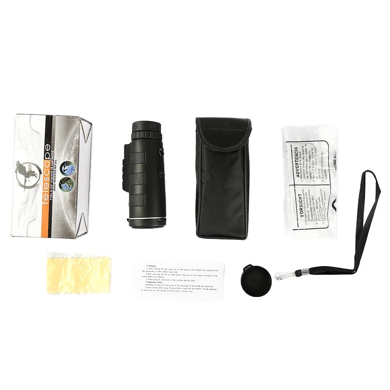 

40X60 High Magnification Outdoor Binoculars with Compass for Fishing and Photography