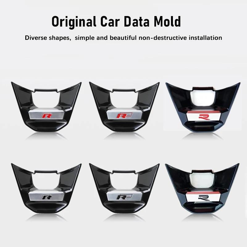 2025 Hot ABS Metal R Rline Emblem Car Steering Wheel Decoration Sticker For Volkswagen GTI R-Line Polo Golf Passat Scirocco Jett
