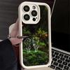Phone Case for iPhone 17 Air 16E 15 16 Pro Max Nature Cute Child Painting Style Cover 14 Plus 13 12 Mini Soft Shell Silicone Fun