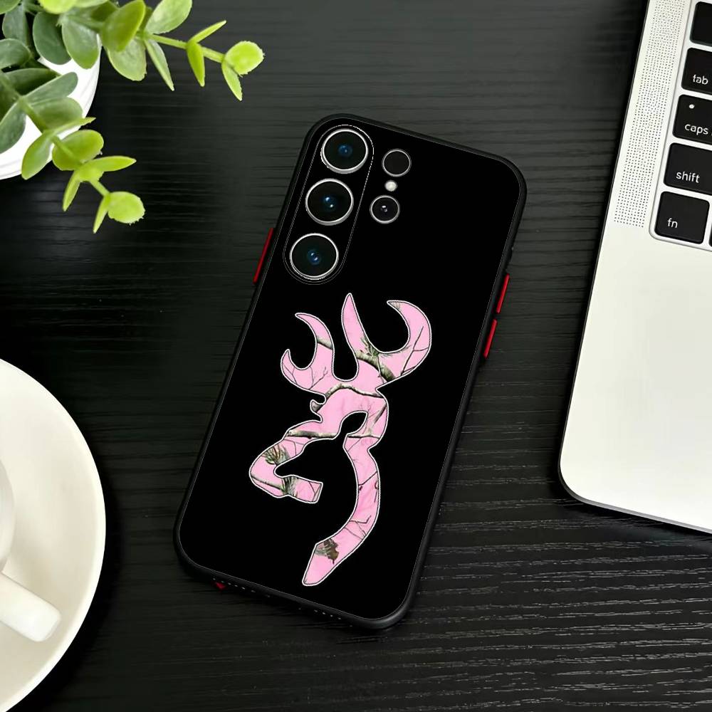 

Deer Hunting Camo Phone Case For Samsung S26,S25,S24,S23,S22,S30,S21,Ultra,Plus,FE 5G Black Soft Cover Samsung S23ULTRA5G