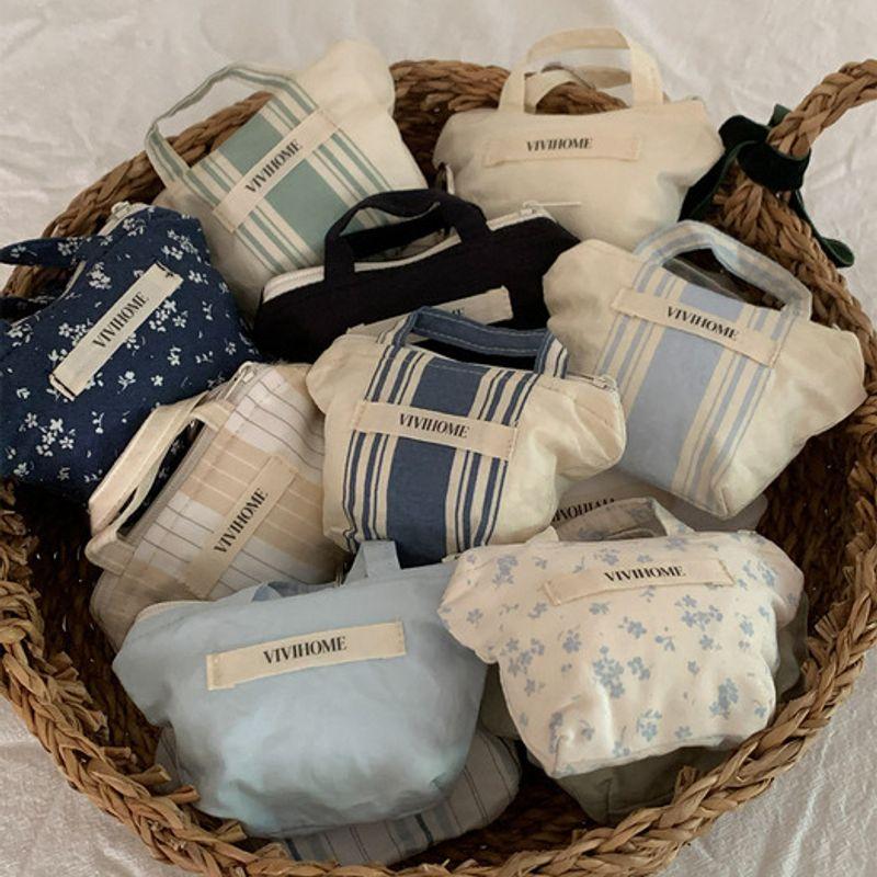 

vivihome апсайклинг мини эко-сумка брелок 15 видов London Navy