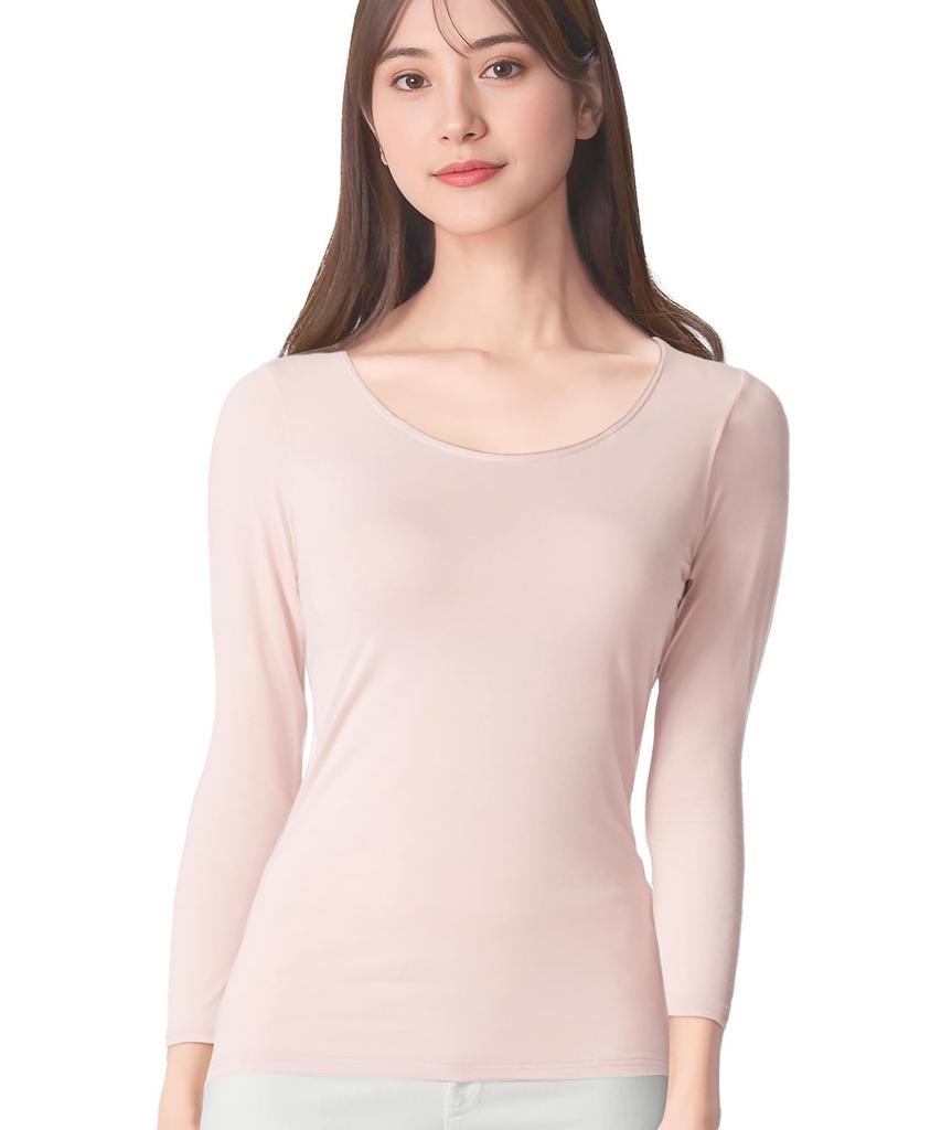 Synchro Bra Long Cupped Warm Beautiful Bust Wing/Wacoal Women's Top, 3/4 Sleeve, Sleeve, ET1865, Innerwear, Material, Comfortable, Silhouette,