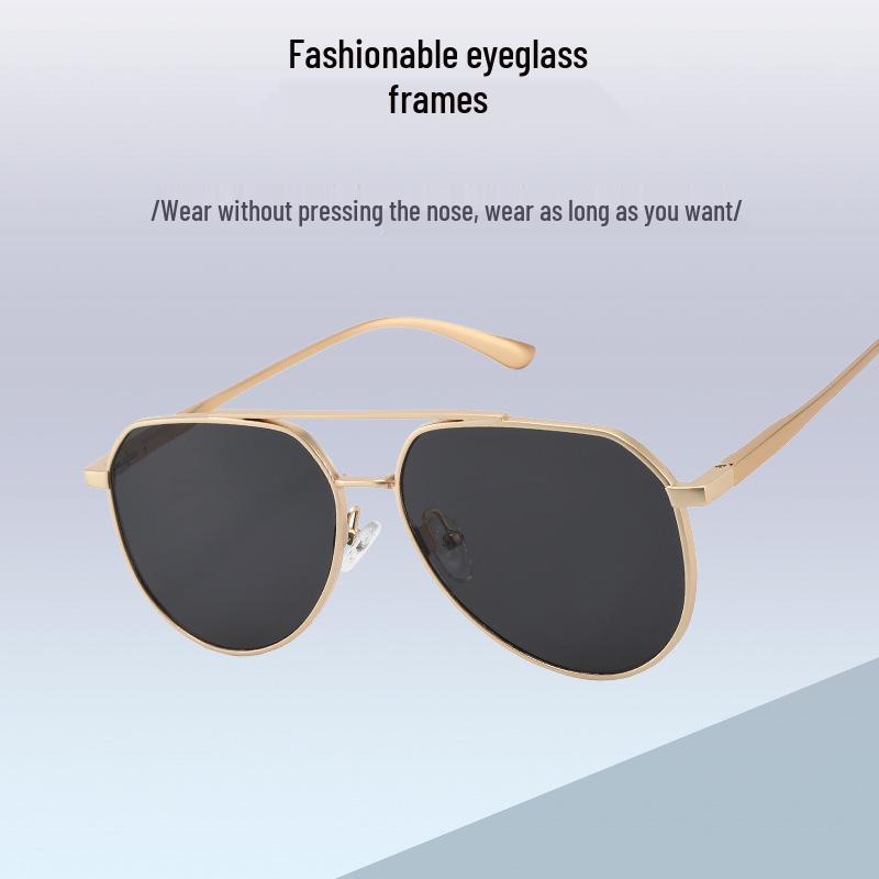 Premium Double Bridge Pilot Sunglasses for Men & Women, Perfect for Driving