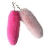 25cm Faux Fox Fur Tail Pendant Keychain for Bags & Accessories
