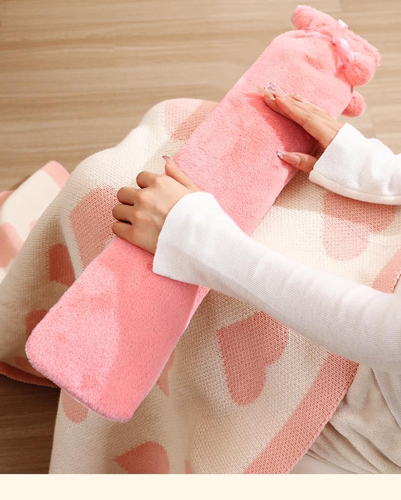 Limited-Time Offer: Long Hot Water Bottle for Winter Warmth – Water-Filled Bed Quilt Heater