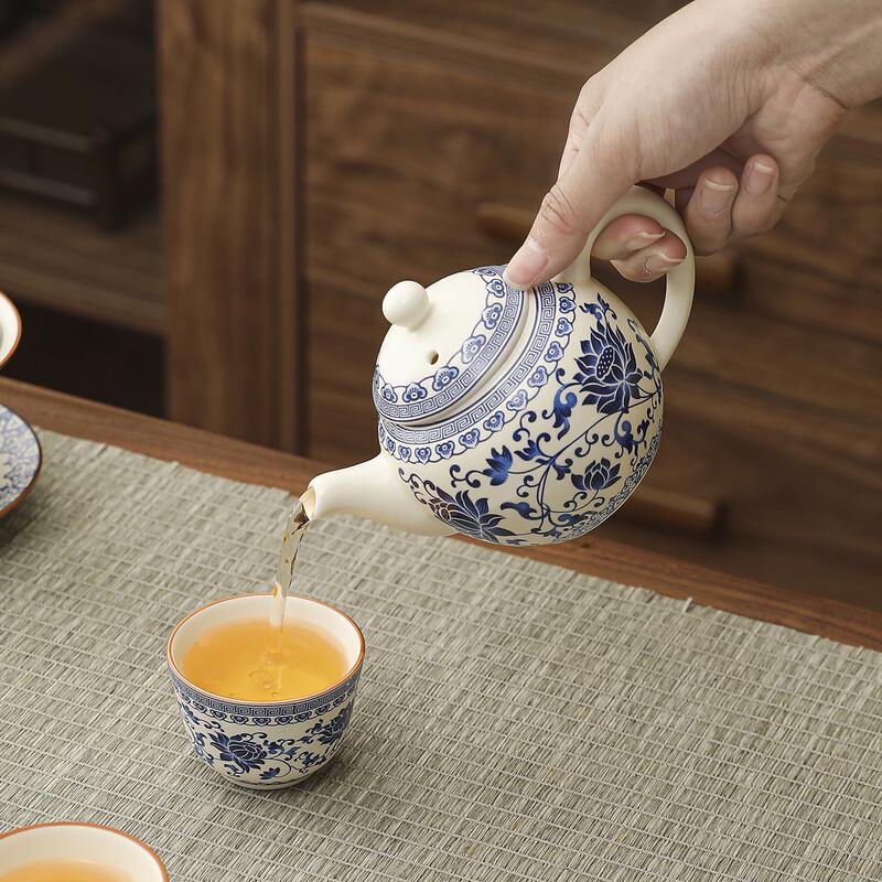Ru Kiln Ceramic Chinese Tea Set