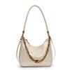 Rhombus Retro Small Bag Women's Autumn and Winter New Shoulder Underarm Bag High-grade Texture Commuter Messenger Pillow Bag