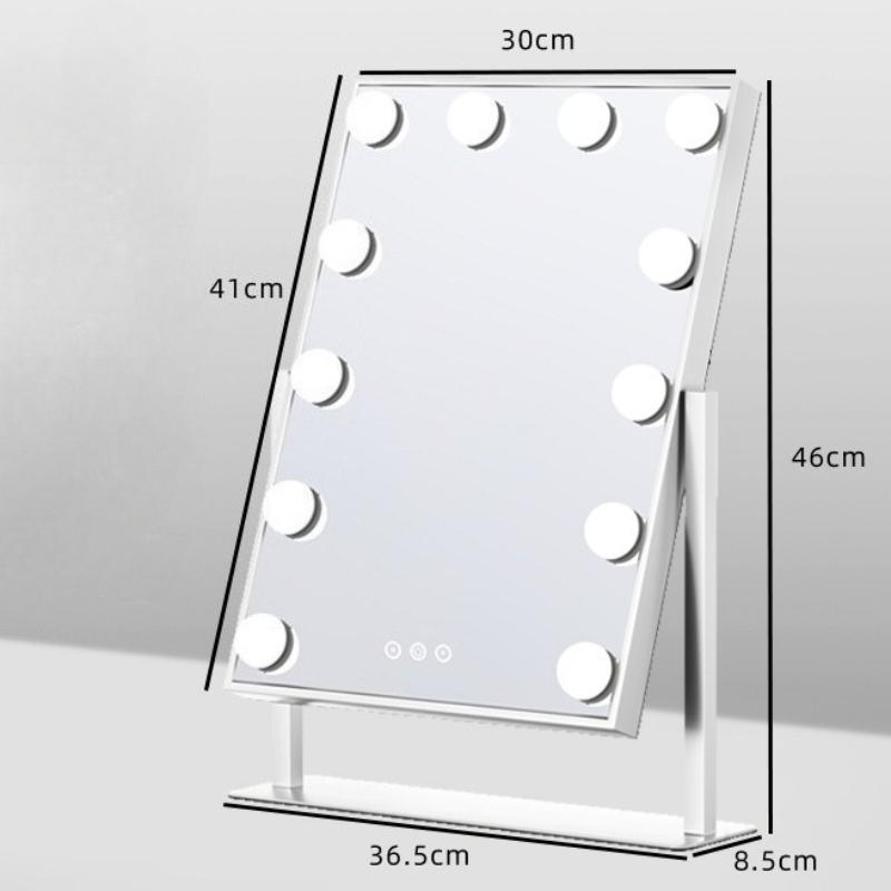 

Dressing Table Mirror Desktop Makeup Mirror with Light Modern Adjustable Brightness Mirrors Bedroom Decoration Accessories