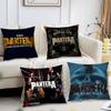 P-Pantera Band Kissenbezug Muster Bedruckter Kissenbezug für Wohnzimmer Sofa Kissenbezug & Schlafzimmerdekor
