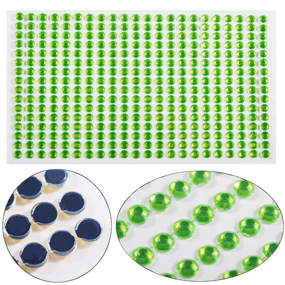 3-6mm Electric syllable face stickers eyebrows face stickers diamond nail art pearl stickers masquerade face decoration diamonds