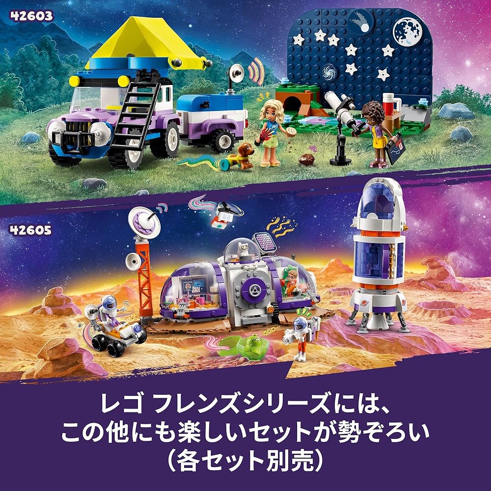 LEGO Friends Mars Base and Rocket Building Set 42605 for Kids Age 8-10, Creative Play Toy