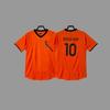 Retro jersey, football jersey, classic nostalgic replica Thai jersey, game training jersey, short-sleeved sportswear.