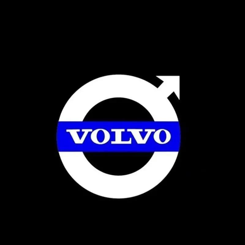 2Pcs lamp Volvo V40V60V90XC40XC60XC90S90 projector Logo car LED welcome lamp ghost projection lamp car supplies.