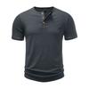 Men's Cotton T-shirt Summer Breathable Solid Color Slim Fit Cozy Short Sleeve Tees Casual Simple Style Soft Fabric Clothing