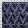 oneOone Cotton Flex Blue Fabric Tropical Palm Tree Quilting Supplies Print Sewing Fabric By The Yard 40 Inch