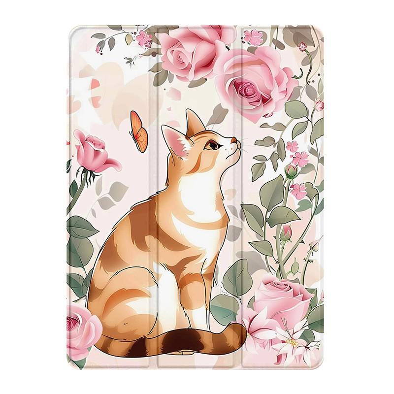 IPad 10th Gen Air 5/4 11 Inch Case PU Leather Folio Cover With Stand Magnetic Full Protection Anti-fingerprint Heat