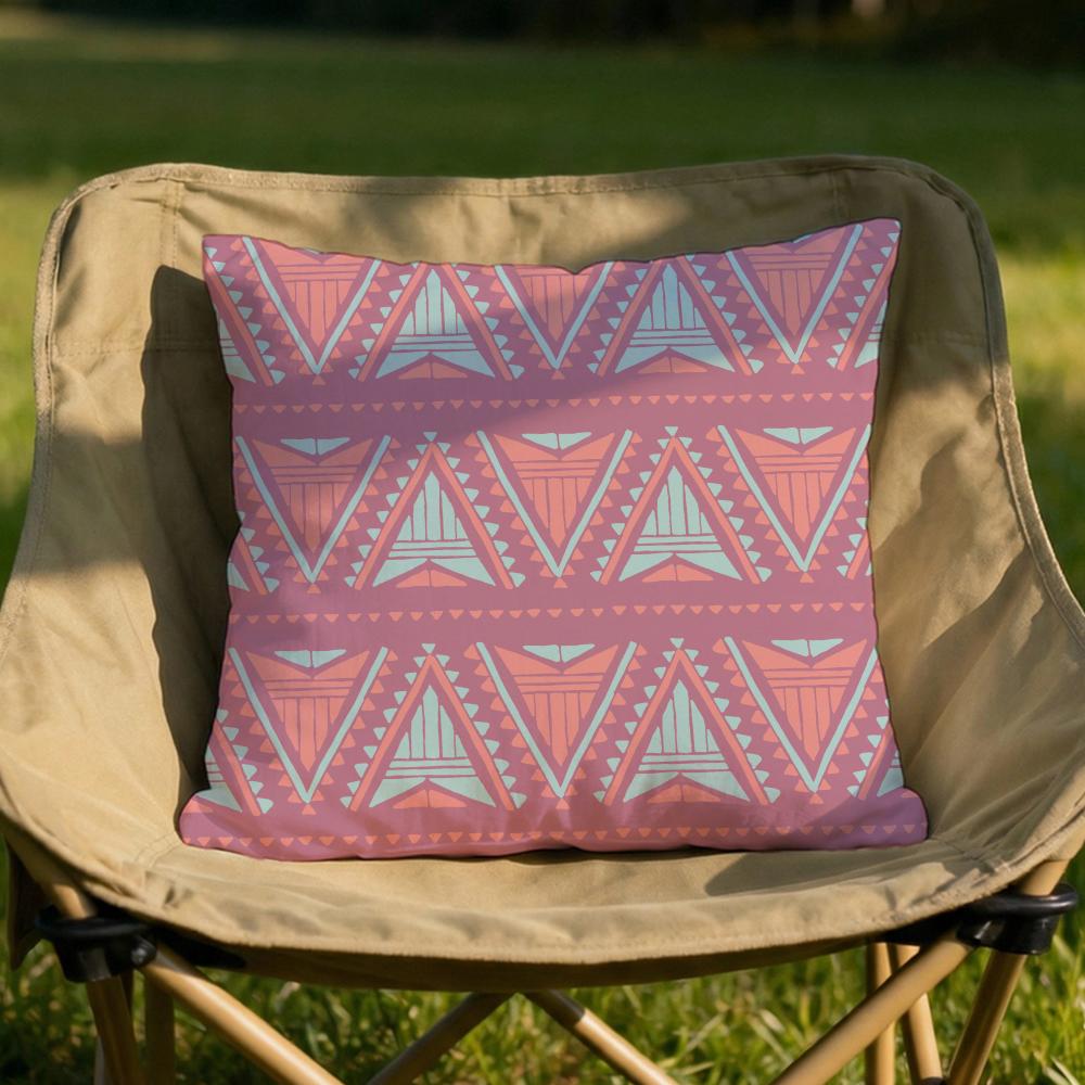 Bohemian Pattern Cushion Cover Soft Reversible  Durable Pillow Cover  MultiScene Use for Home  Car Daily Comfort