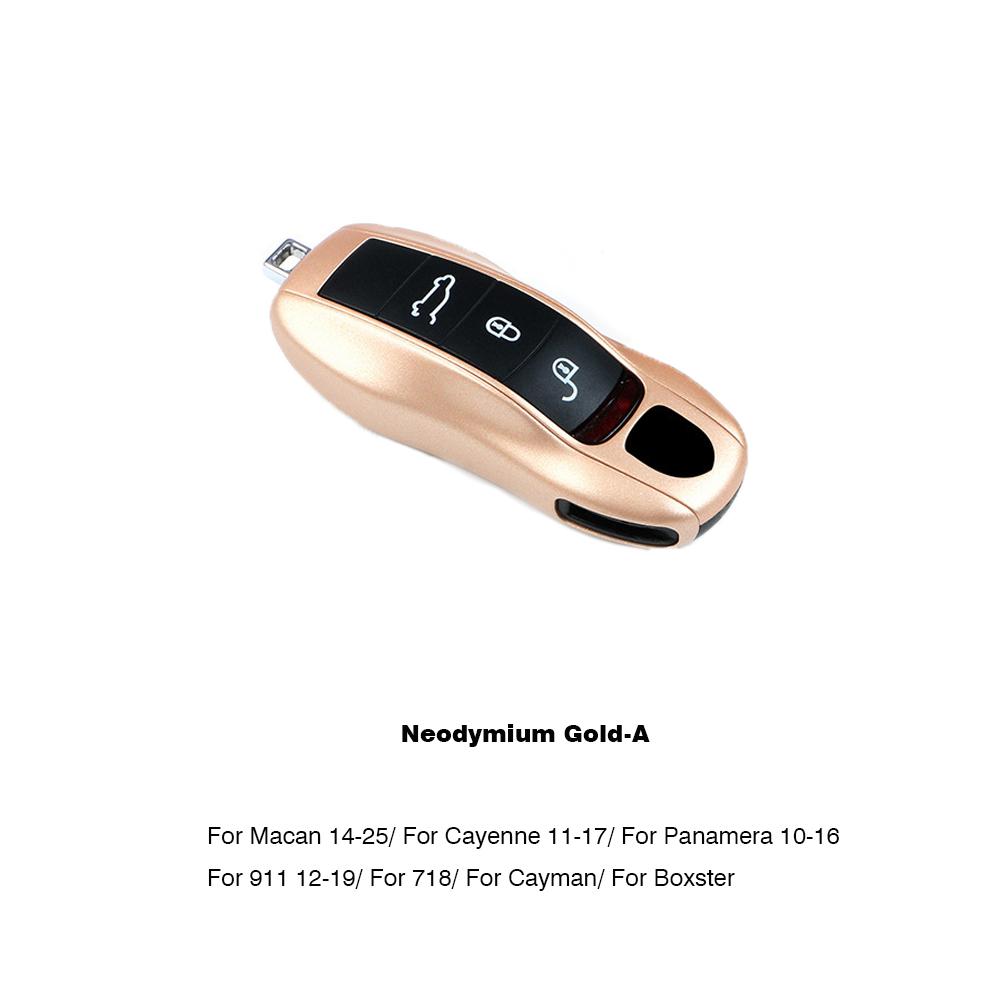 For Porsche Panamera Cayenne Macan 718 Cayman Boxster 911 Taycan Car 92 Personalized Key Case Protective Shell Remote Fob Cover