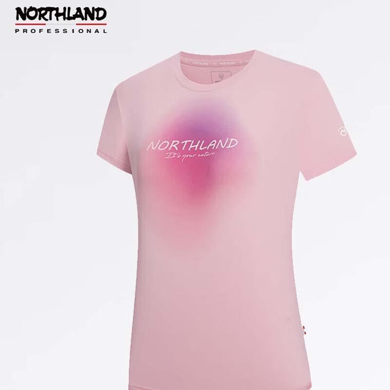 

NOSHLAND Women s Colorblock Anti-Wrinkle T-shirt NTSET2422S 170/92A