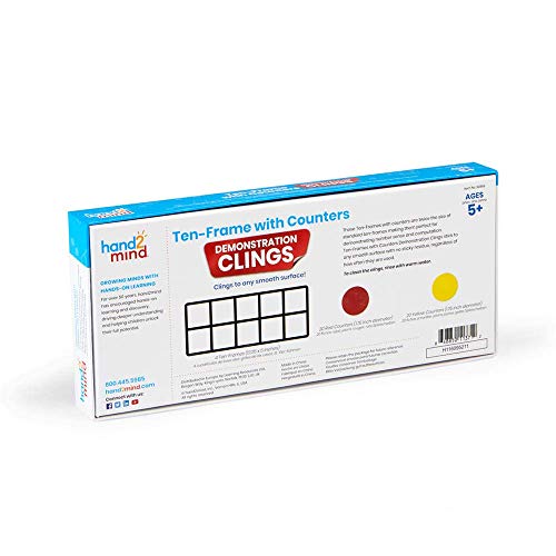 Learning Resources Math Materials Ten Frame Counter Set for Teachers (92856) Authentic
