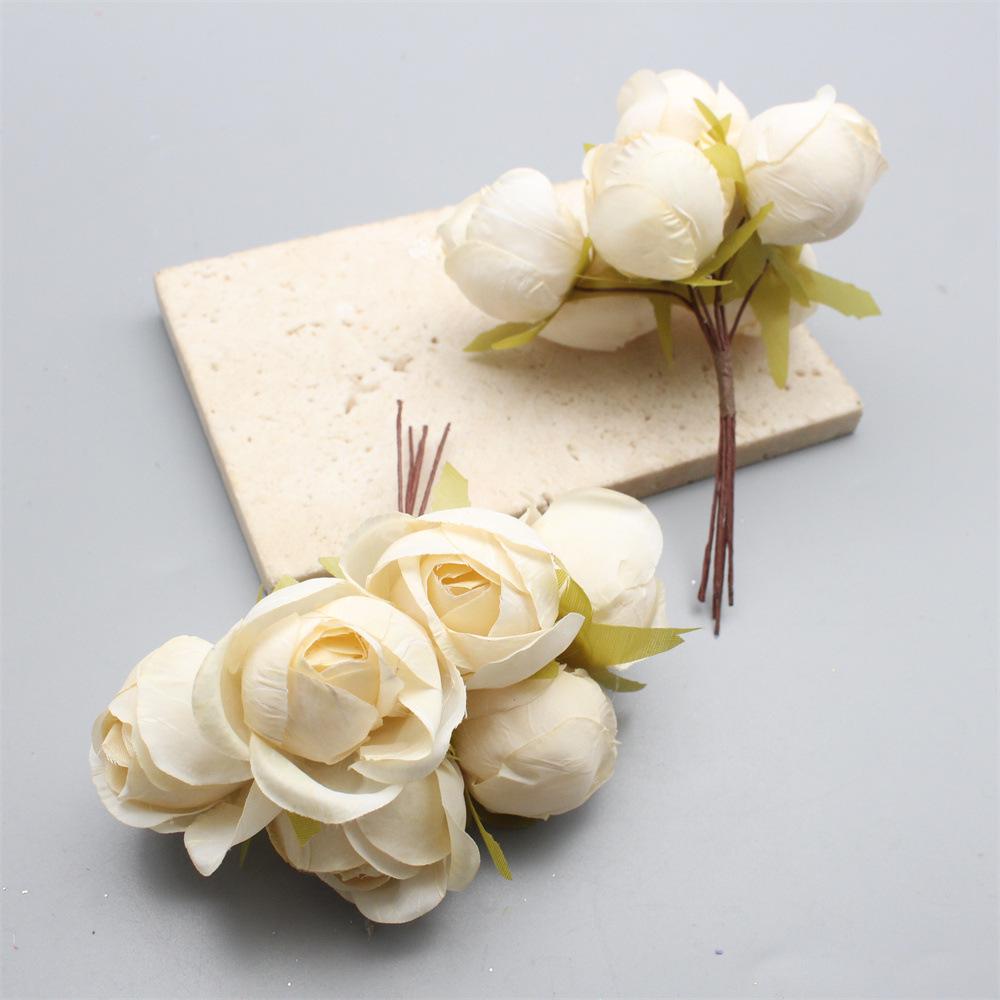 Seidenblütenknospen für Bastelarbeiten und Dekoration - Perfekt für Kränze, Kopfschmuck, Hochzeitsdekoration, Geschenke und mehr.