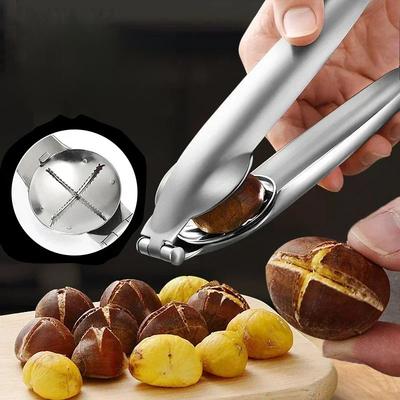 1PC Chestnut Cross Opener Convenient and Efficient Chestnut Opening Artifact Walnut Pliers Tool