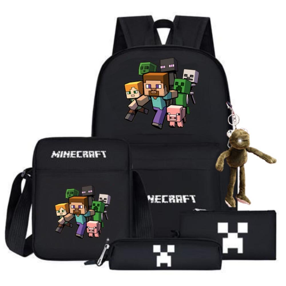 

2024 Мой Мир Coolie Страх Рюкзак Старшеклассники Средняя Школа Ученики Начальной Школы Мальчики и Девочки Модный Бренд Школьная Сумка Персонаж из Финала pencil case