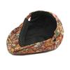 Autumn Winter Jacquard Beret Women British Vintage Peaked Cap Bear Print Cap
