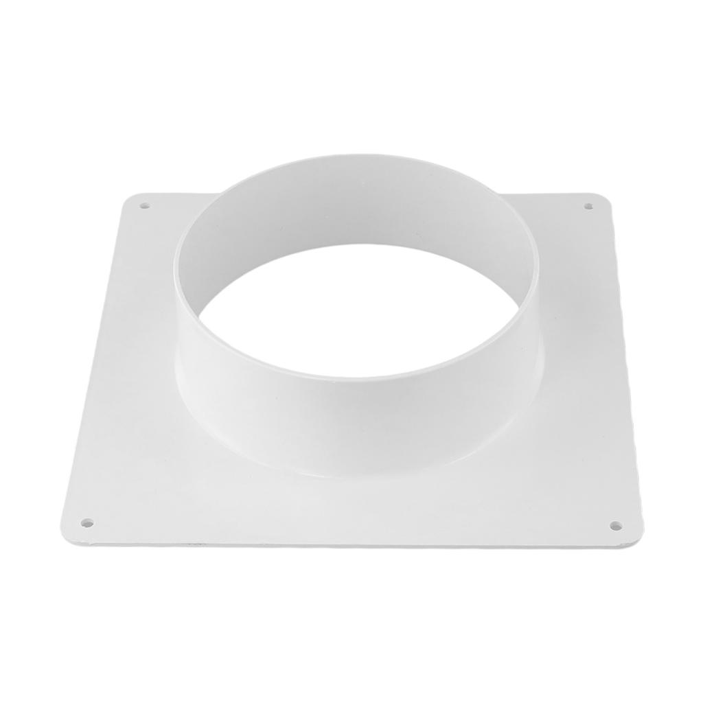 1 Stück Auspuffrohr Gerades Rohr 100-300MM ABS Luftkanalverbinder Flansch Belüftungskanal Austauschbares Zubehör Weiß
