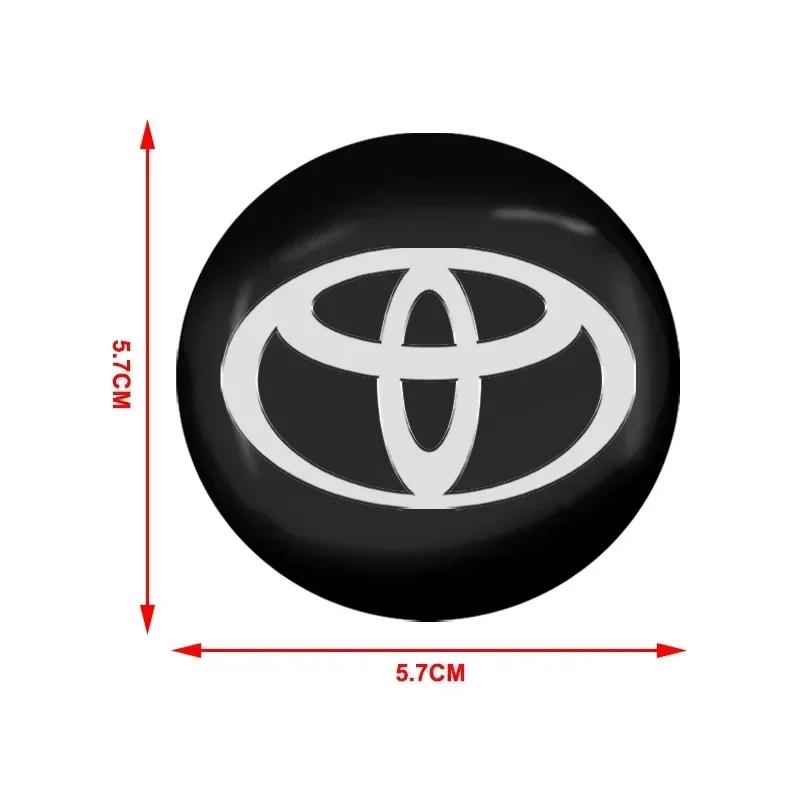4pcs 60mm Car Wheel Center Hub Center Cap Rim Hub Dustproof Cover Emblemem For Toyota Camry Corolla Yaris Chr Auris Avensis T25