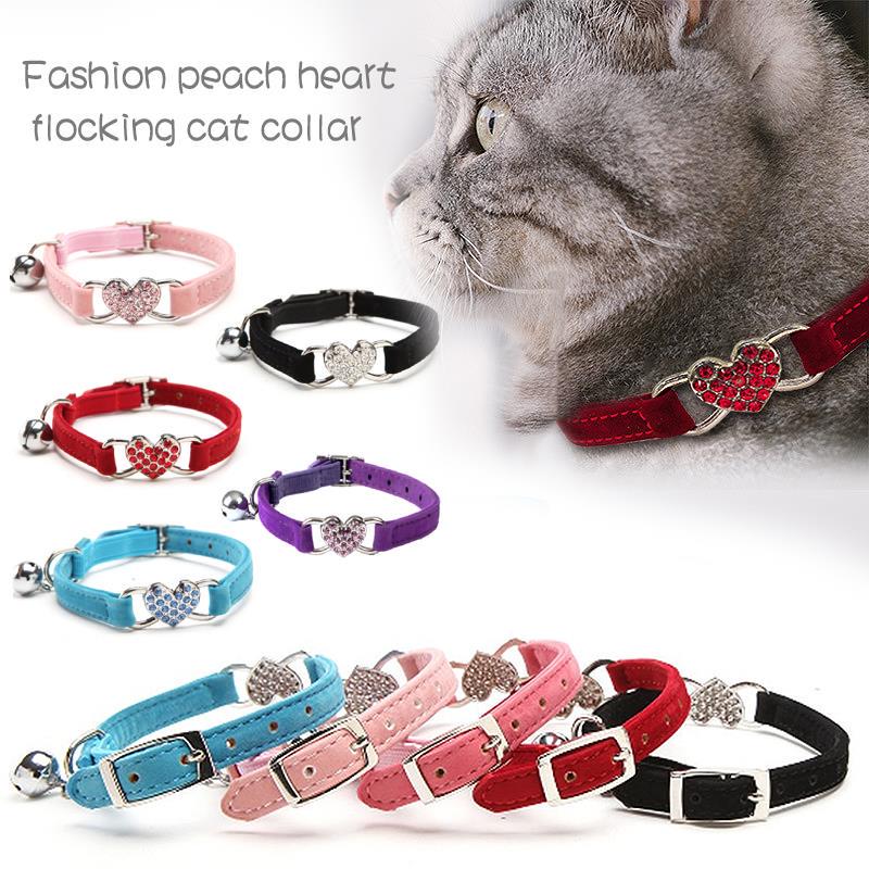 peach cat collar