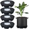 4x Self Watering Pot Base Stand, Greenhouse Gardening Balcony Fabric Plant Tray